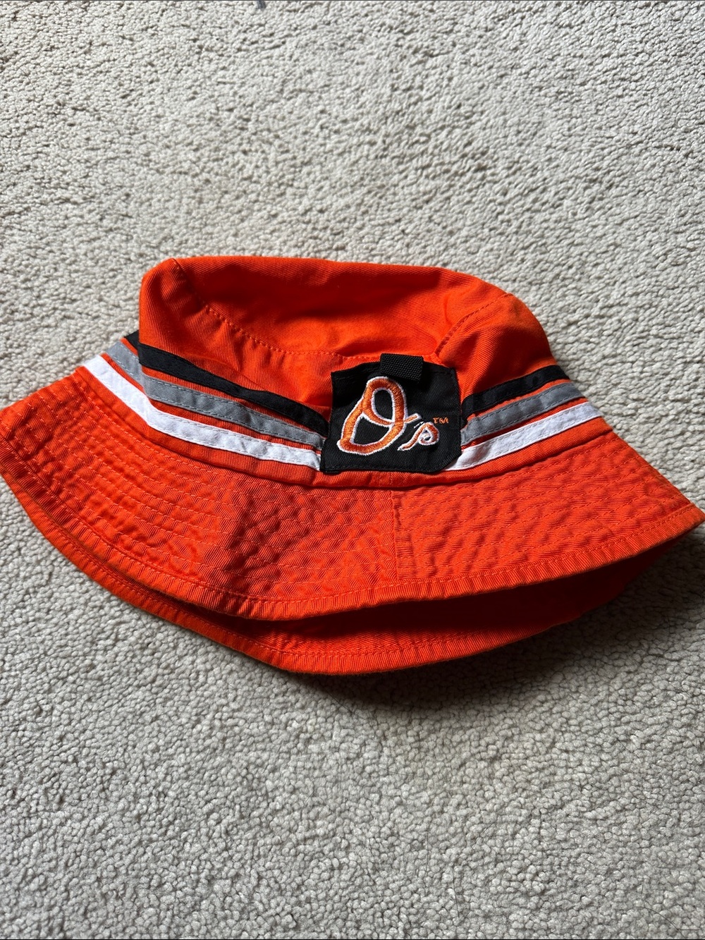 Orioles Orange Bucket Hat with Team Patch-Miller Lite Collab